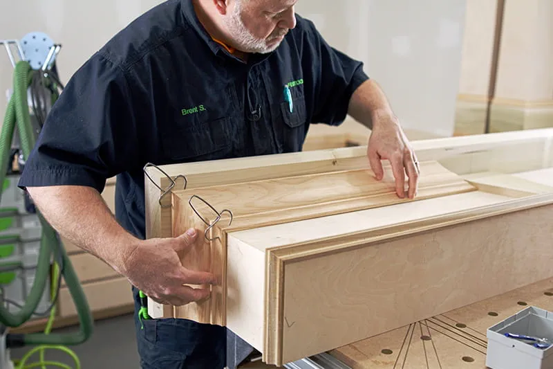Building a fireplace mantel