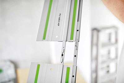 Guide rails are joined