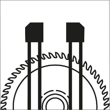 Formas de diente: dentado plano con bisel alterno