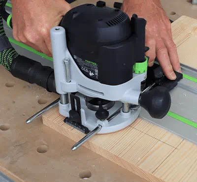 Routing decorative grooves & profiling furniture fronts