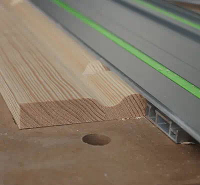 Routing decorative grooves & profiling furniture fronts
