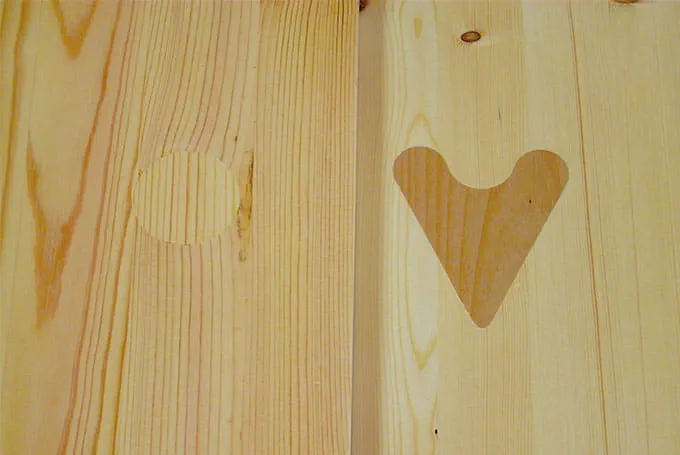 Reparación de agujeros en la madera