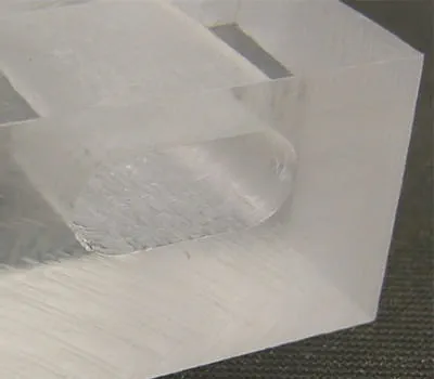 Polishing Plexiglas » Polishing matt acrylic glass edges