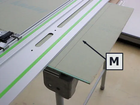 Cortar la placa de cartón yeso