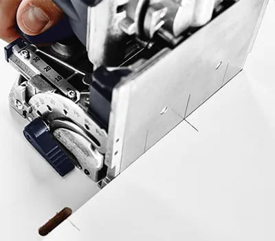 Marking on the bottom of the joining machine