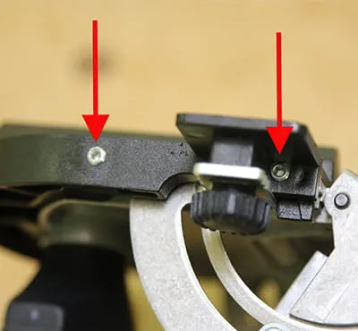 Giro de los tornillos Allen hacia dentro o hacia fuera