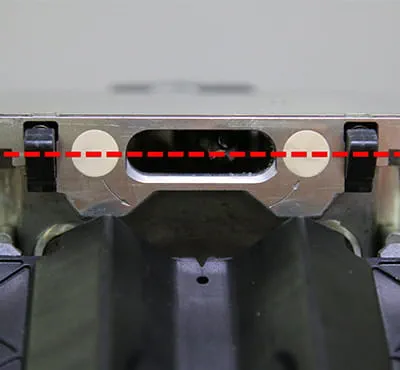 Stop pins