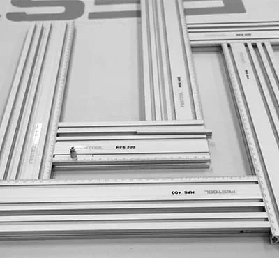 Routing stair stringers using the correct routing template
