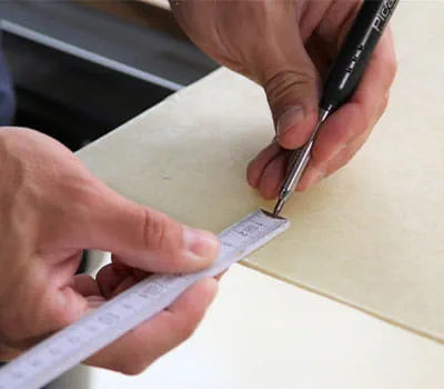 Marcado de las medidas