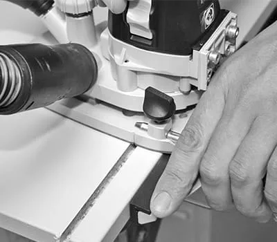 Guide to routing grooves using the Festool module edge router