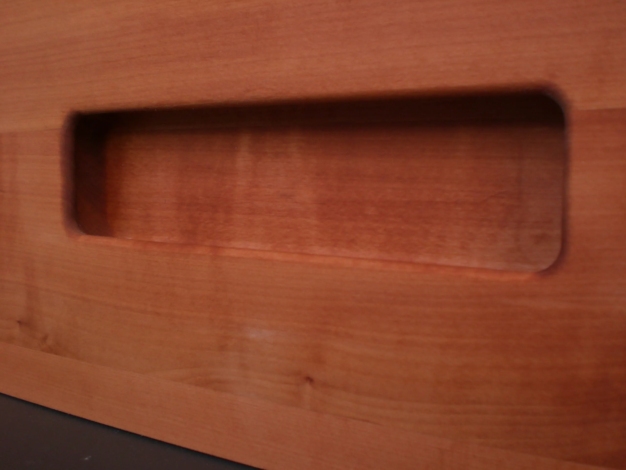 Rectangular recessed handles