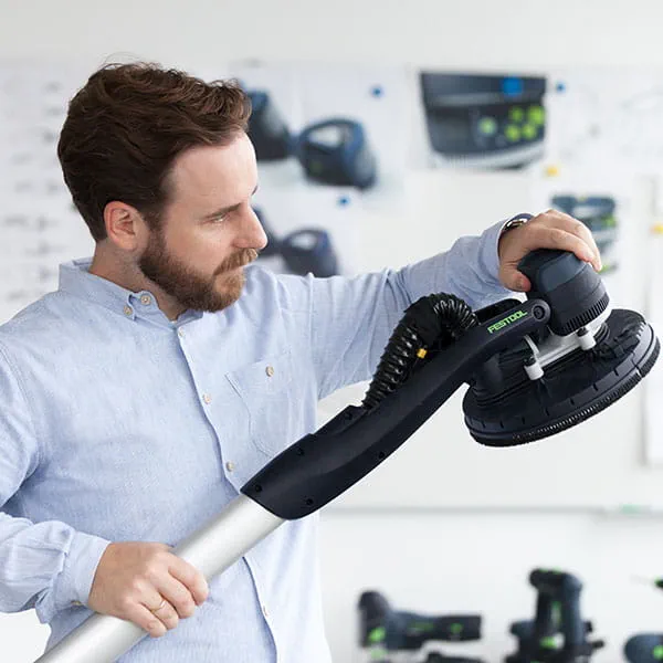 Festool product designer with the long-reach sander Planex Easy