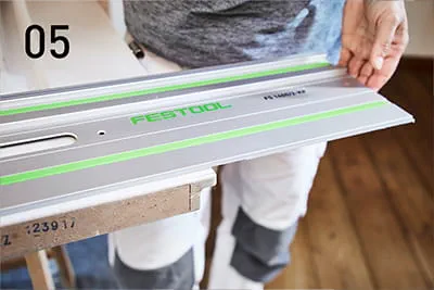 Align guide rail correctly
