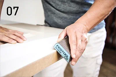 Regrinding of the cut edges